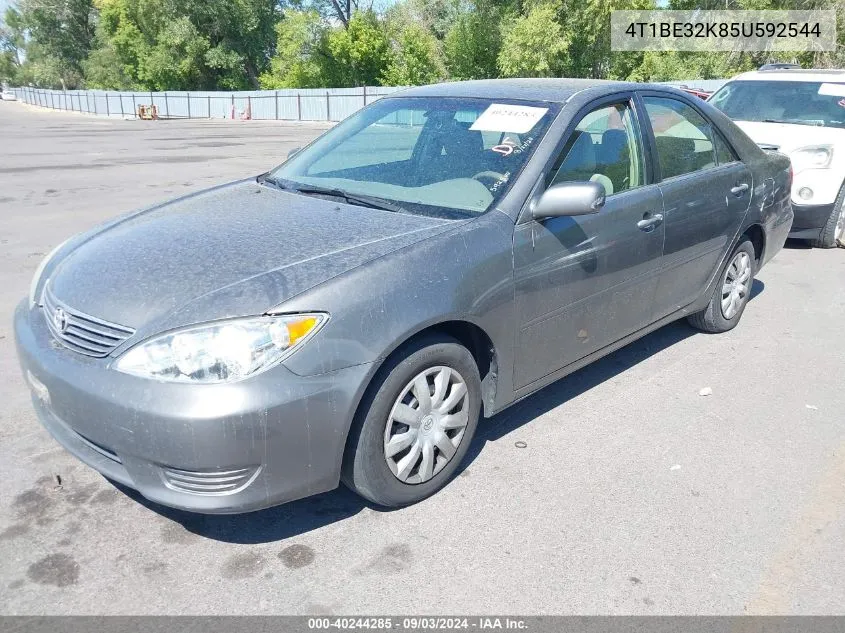 2005 Toyota Camry Le VIN: 4T1BE32K85U592544 Lot: 40244285