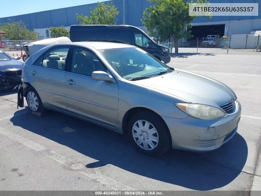 2005 Toyota Camry Le VIN: 4T1BE32K65U635357 Lot: 40245031