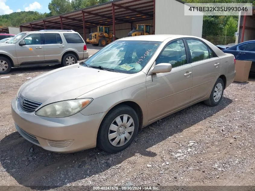 2005 Toyota Camry Le VIN: 4T1BE32K35U993046 Lot: 40247575