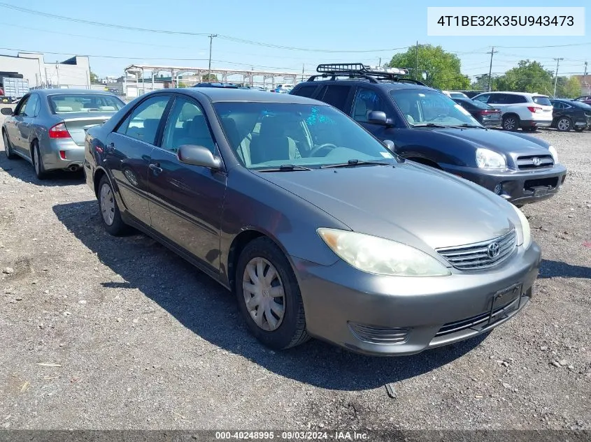 2005 Toyota Camry Le VIN: 4T1BE32K35U943473 Lot: 40248995