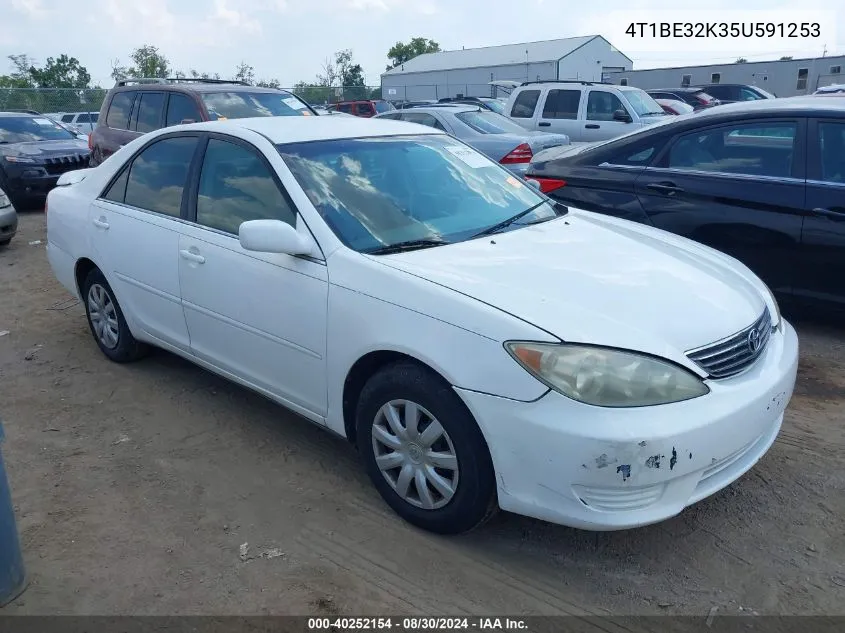 2005 Toyota Camry Le VIN: 4T1BE32K35U591253 Lot: 40252154