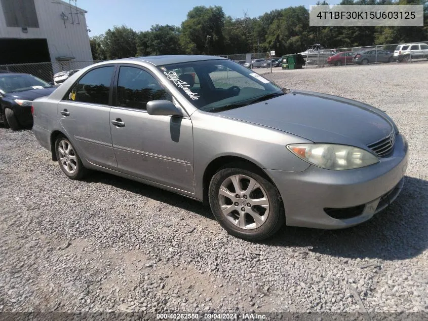 4T1BF30K15U603125 2005 Toyota Camry Xle V6