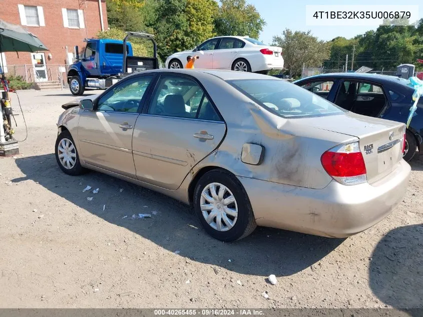 2005 Toyota Camry Le VIN: 4T1BE32K35U006879 Lot: 40265455