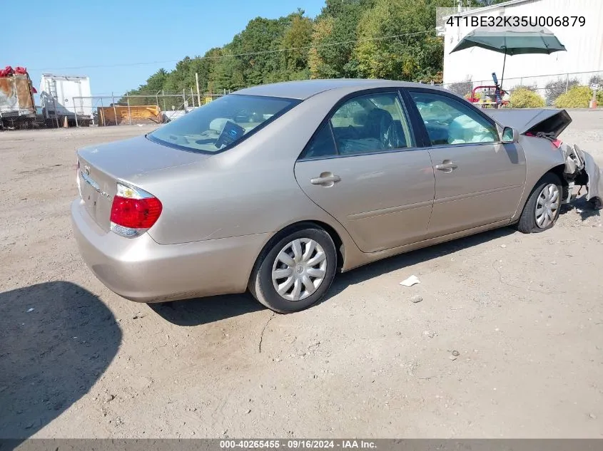 2005 Toyota Camry Le VIN: 4T1BE32K35U006879 Lot: 40265455