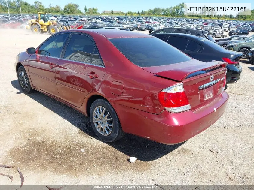 4T1BE32K15U422168 2005 Toyota Camry Le