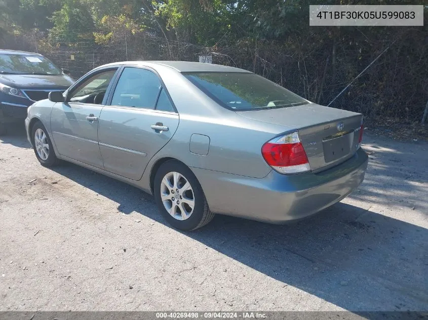 2005 Toyota Camry Xle V6 VIN: 4T1BF30K05U599083 Lot: 40269498