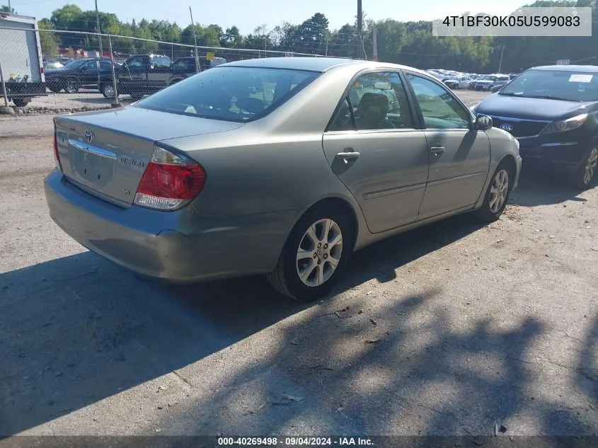 2005 Toyota Camry Xle V6 VIN: 4T1BF30K05U599083 Lot: 40269498