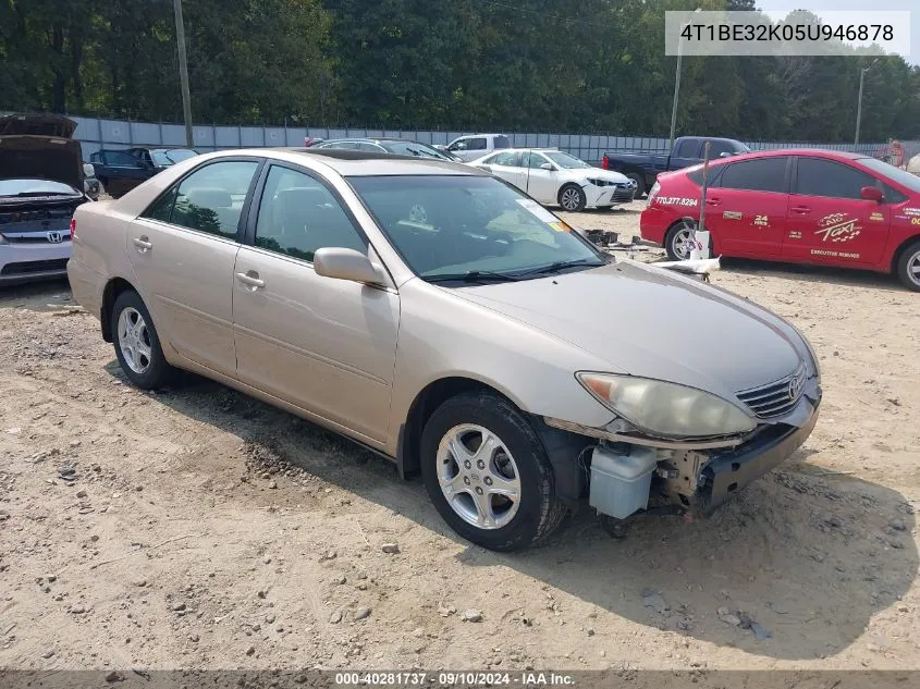 2005 Toyota Camry Le VIN: 4T1BE32K05U946878 Lot: 40281737