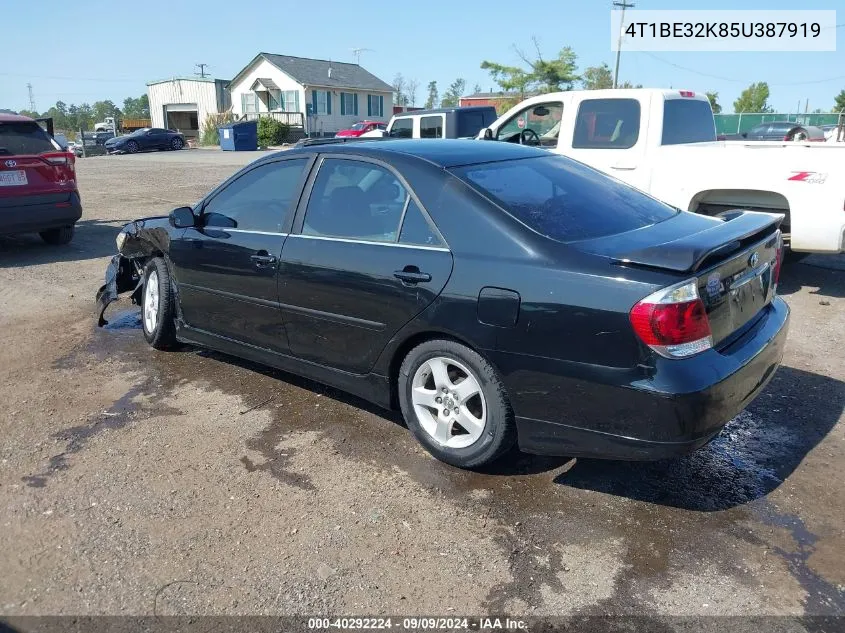 4T1BE32K85U387919 2005 Toyota Camry Se