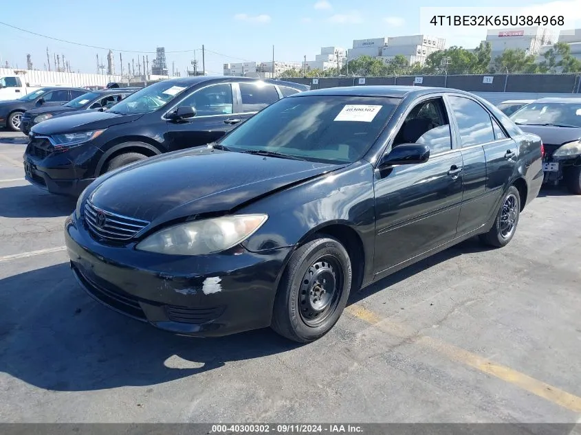 2005 Toyota Camry Le VIN: 4T1BE32K65U384968 Lot: 40300302