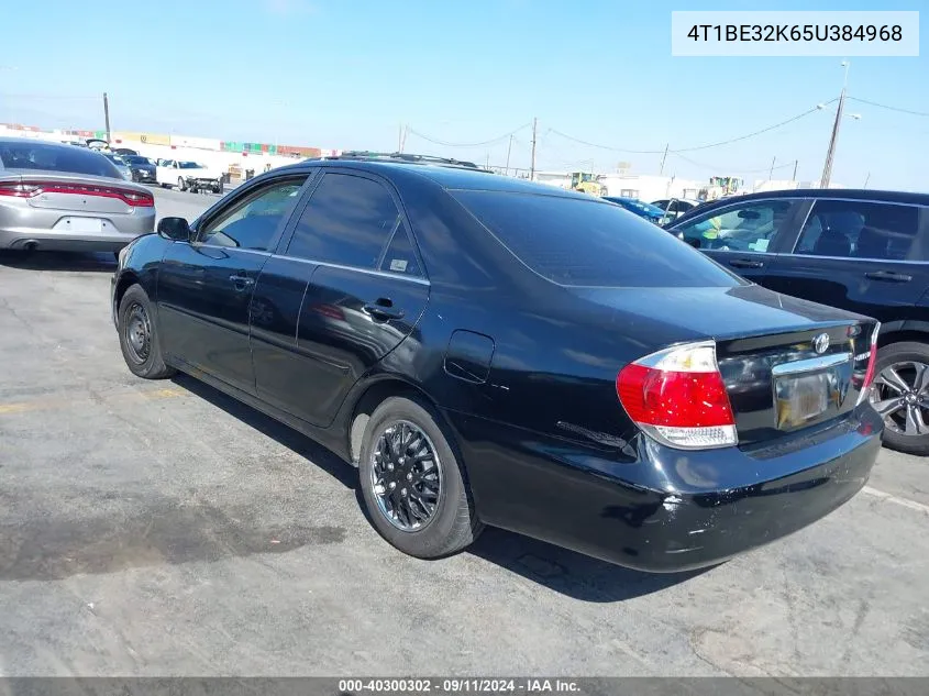 2005 Toyota Camry Le VIN: 4T1BE32K65U384968 Lot: 40300302