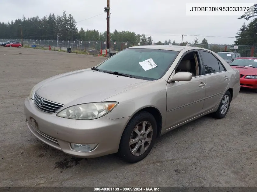 2005 Toyota Camry Xle VIN: JTDBE30K953033372 Lot: 40301139