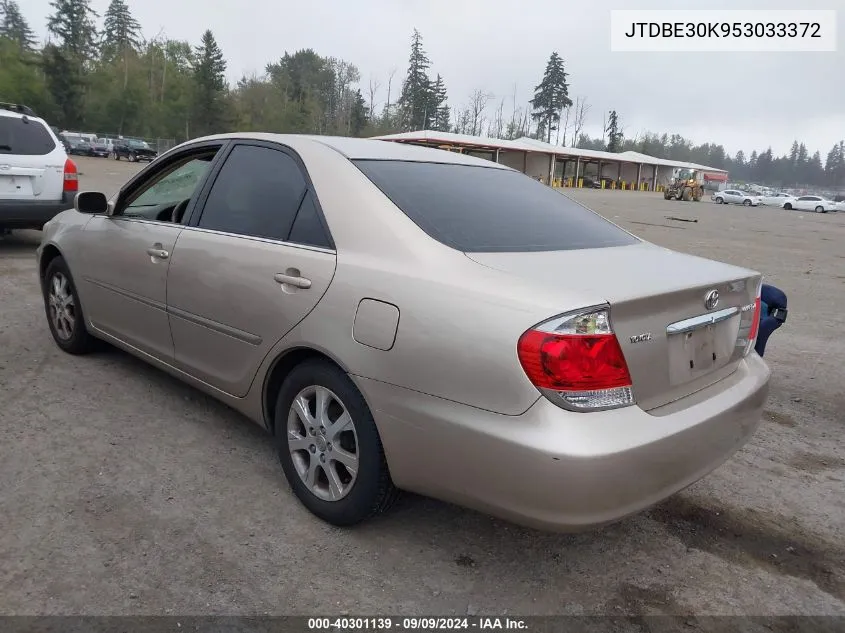 2005 Toyota Camry Xle VIN: JTDBE30K953033372 Lot: 40301139