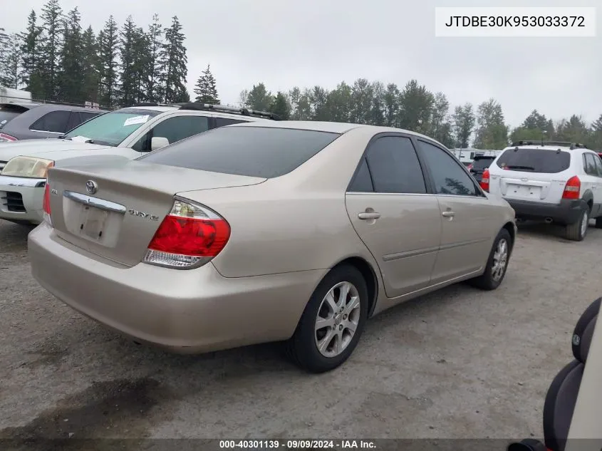 JTDBE30K953033372 2005 Toyota Camry Xle