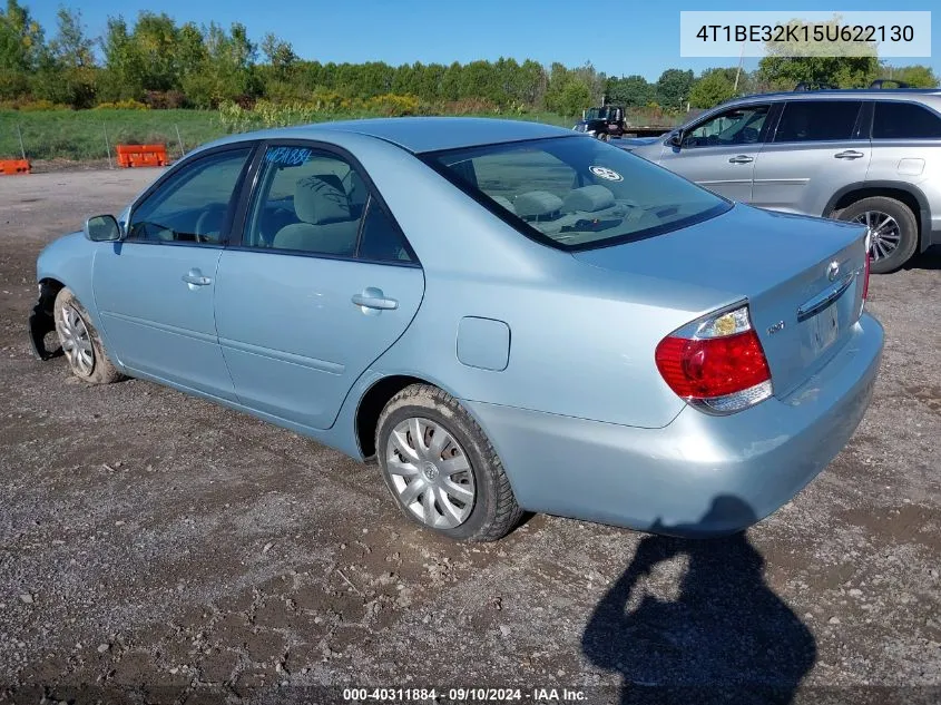 4T1BE32K15U622130 2005 Toyota Camry Le