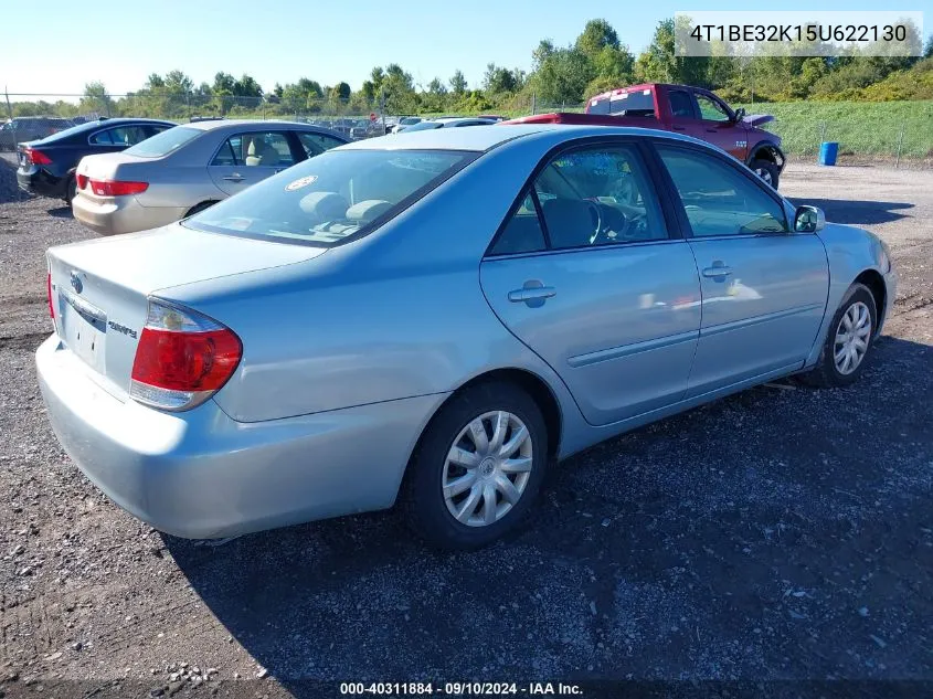 4T1BE32K15U622130 2005 Toyota Camry Le