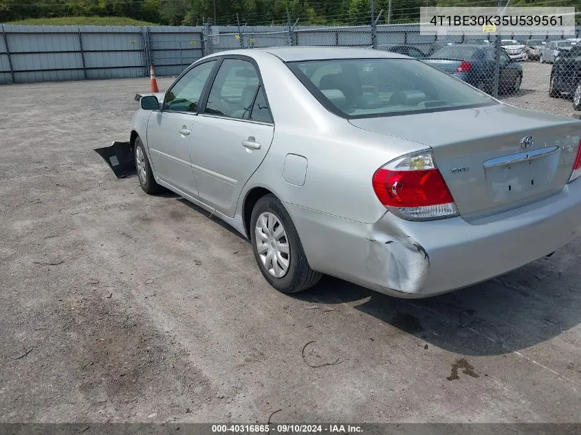 2005 Toyota Camry Le VIN: 4T1BE30K35U539561 Lot: 40316865