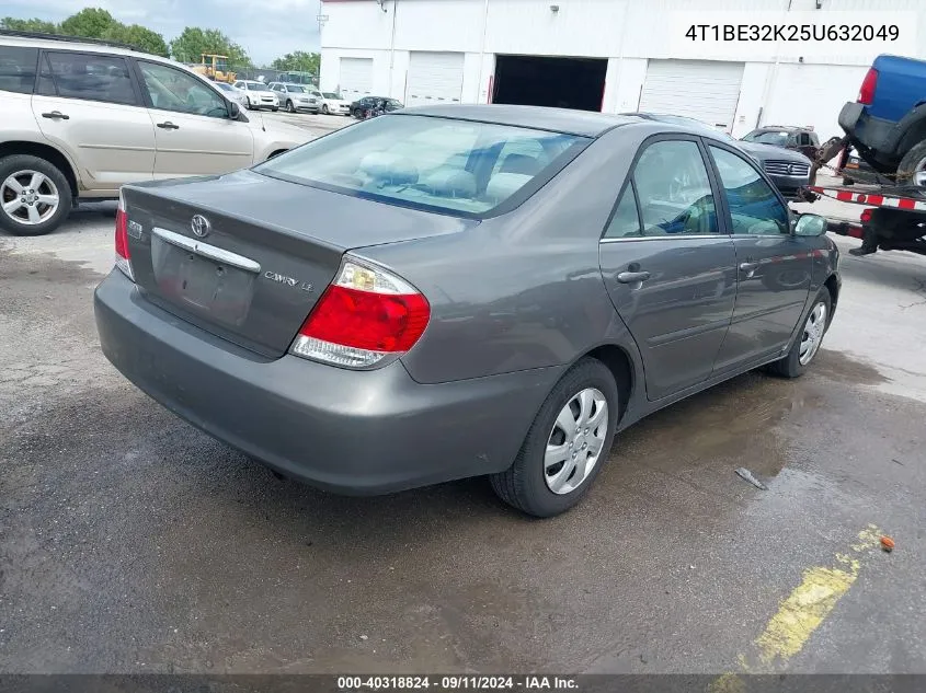 2005 Toyota Camry Le VIN: 4T1BE32K25U632049 Lot: 40318824