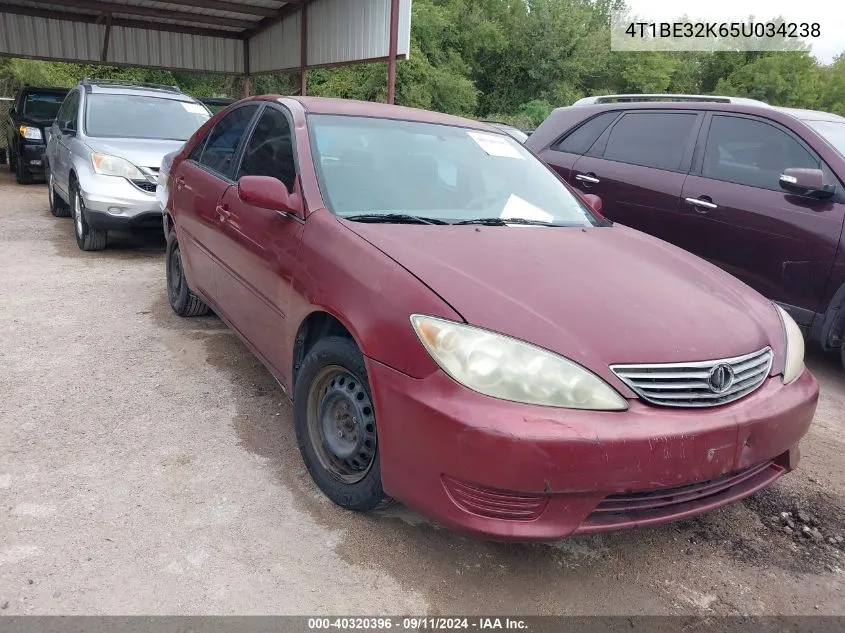 2005 Toyota Camry Le VIN: 4T1BE32K65U034238 Lot: 40320396