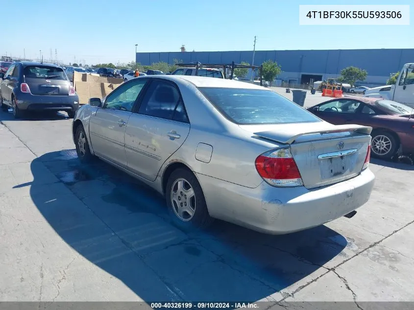 2005 Toyota Camry Le V6 VIN: 4T1BF30K55U593506 Lot: 40326199