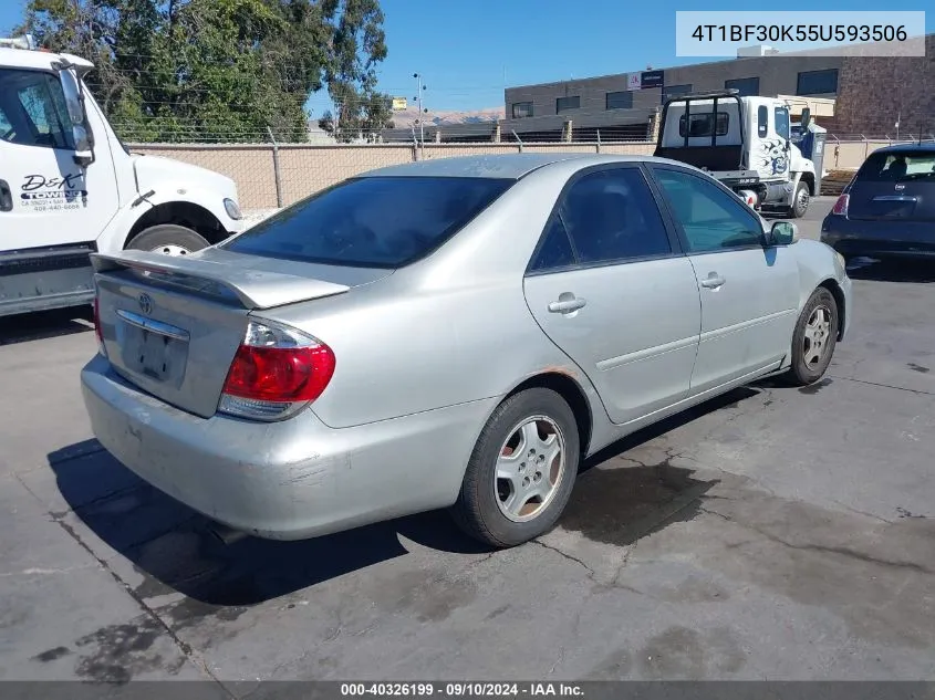 4T1BF30K55U593506 2005 Toyota Camry Le V6