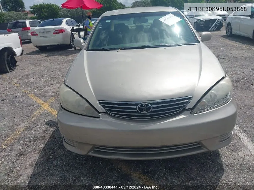 2005 Toyota Camry Le/Xle/Se VIN: 4T1BE30K95U053868 Lot: 40330441