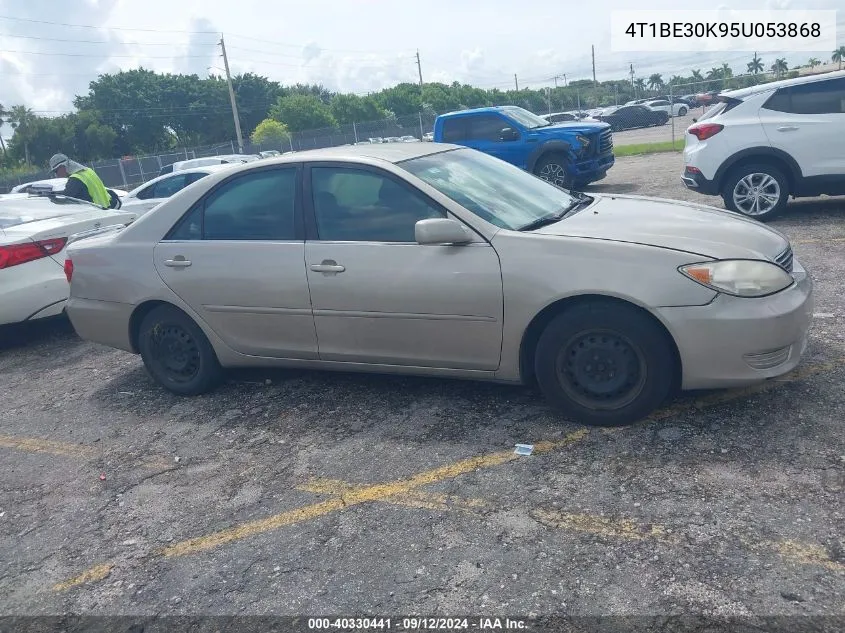 2005 Toyota Camry Le/Xle/Se VIN: 4T1BE30K95U053868 Lot: 40330441