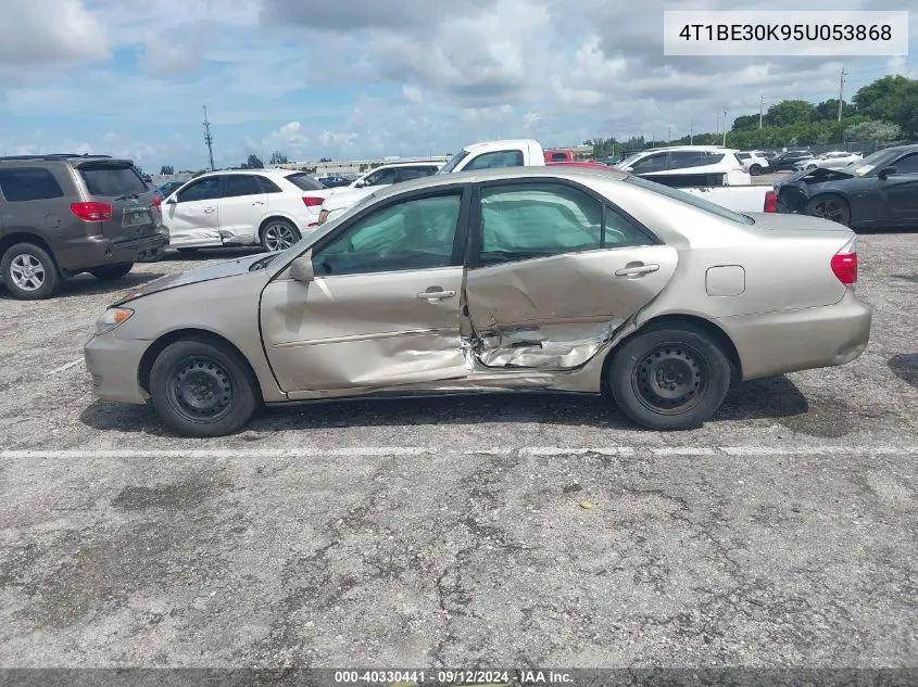 2005 Toyota Camry Le/Xle/Se VIN: 4T1BE30K95U053868 Lot: 40330441