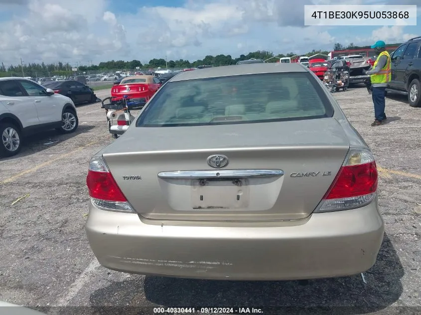 2005 Toyota Camry Le/Xle/Se VIN: 4T1BE30K95U053868 Lot: 40330441