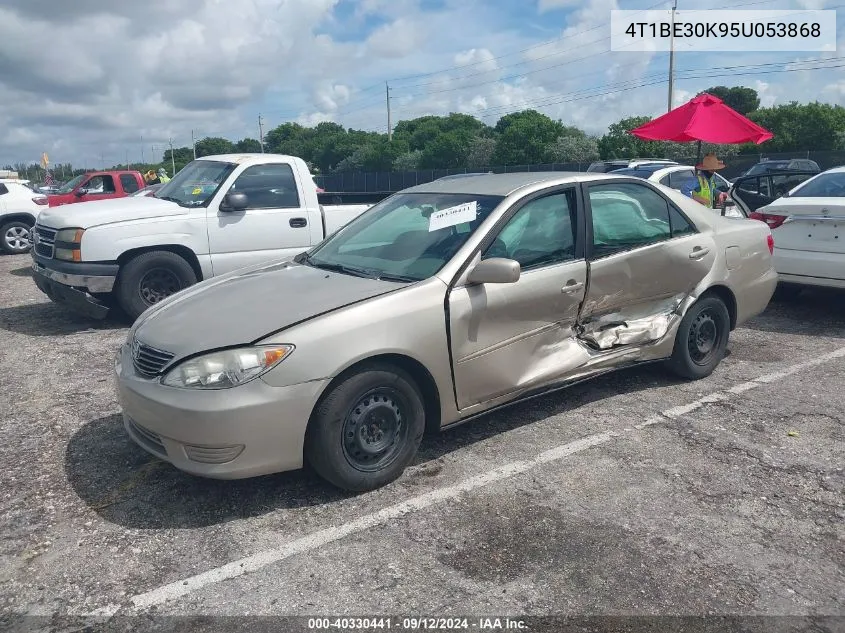 2005 Toyota Camry Le/Xle/Se VIN: 4T1BE30K95U053868 Lot: 40330441