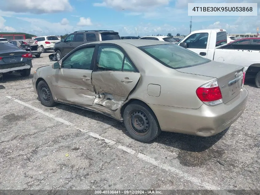 2005 Toyota Camry Le/Xle/Se VIN: 4T1BE30K95U053868 Lot: 40330441