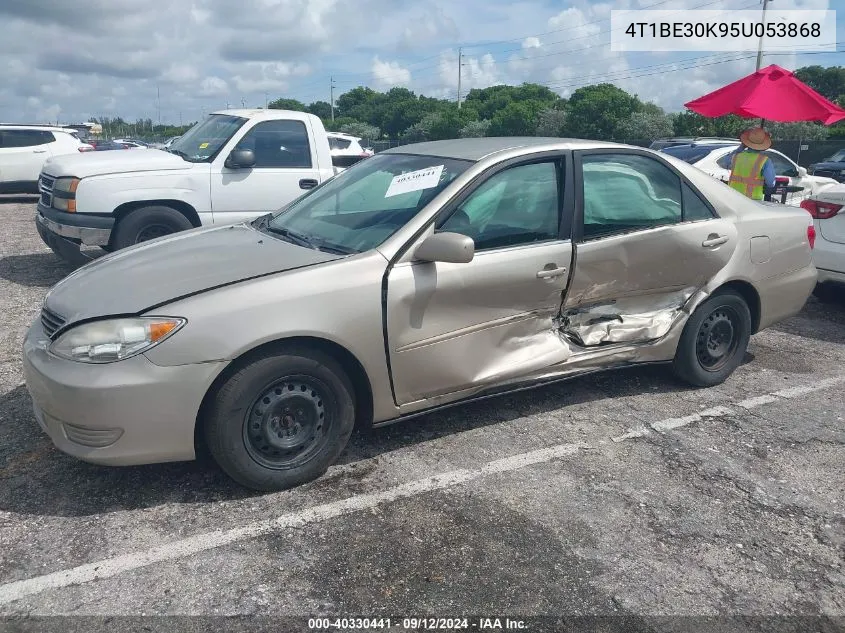 2005 Toyota Camry Le/Xle/Se VIN: 4T1BE30K95U053868 Lot: 40330441