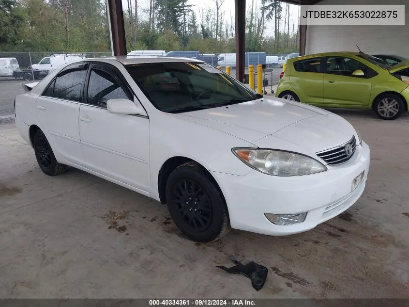 2005 Toyota Camry Le/Xle/Se VIN: JTDBE32K653022875 Lot: 40334361