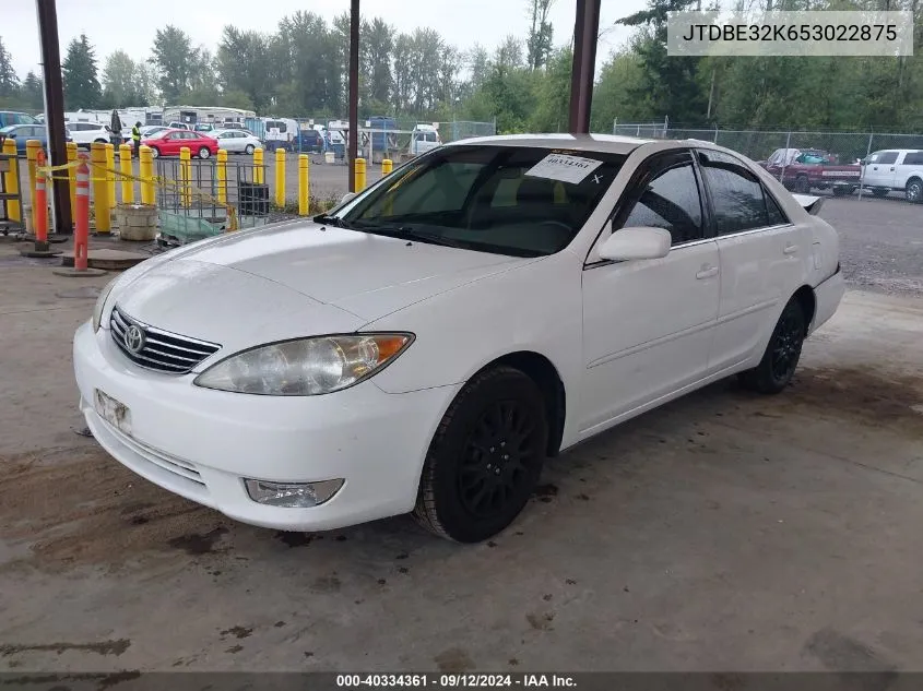 JTDBE32K653022875 2005 Toyota Camry Le/Xle/Se