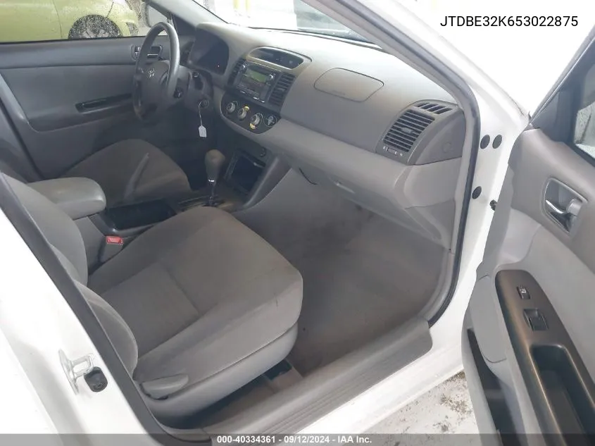 JTDBE32K653022875 2005 Toyota Camry Le/Xle/Se