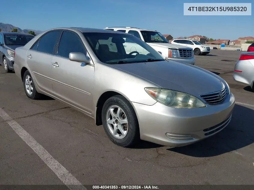 4T1BE32K15U985320 2005 Toyota Camry Le