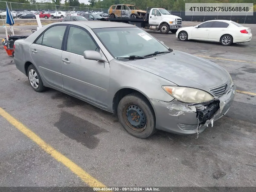 2005 Toyota Camry Le VIN: 4T1BE32K75U568848 Lot: 40344730