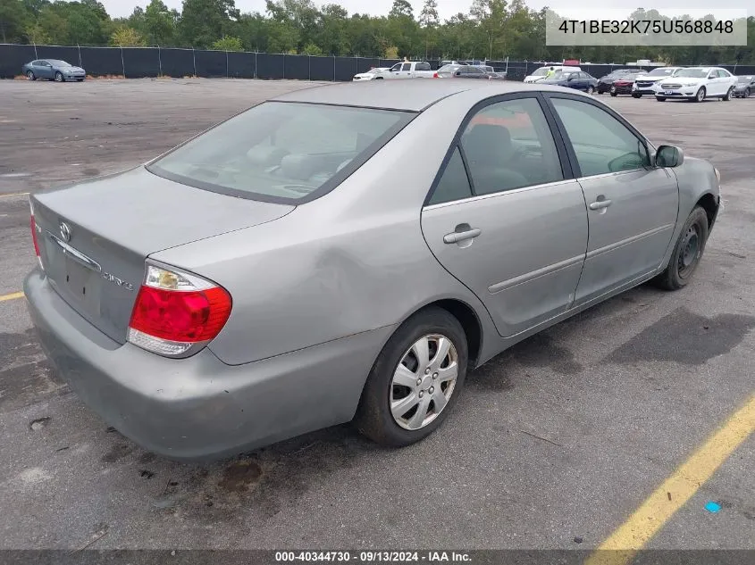 2005 Toyota Camry Le VIN: 4T1BE32K75U568848 Lot: 40344730