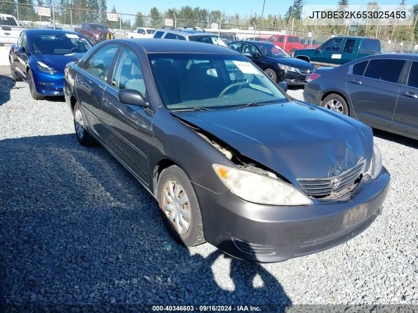 2005 Toyota Camry Std VIN: JTDBE32K653025453 Lot: 40346603