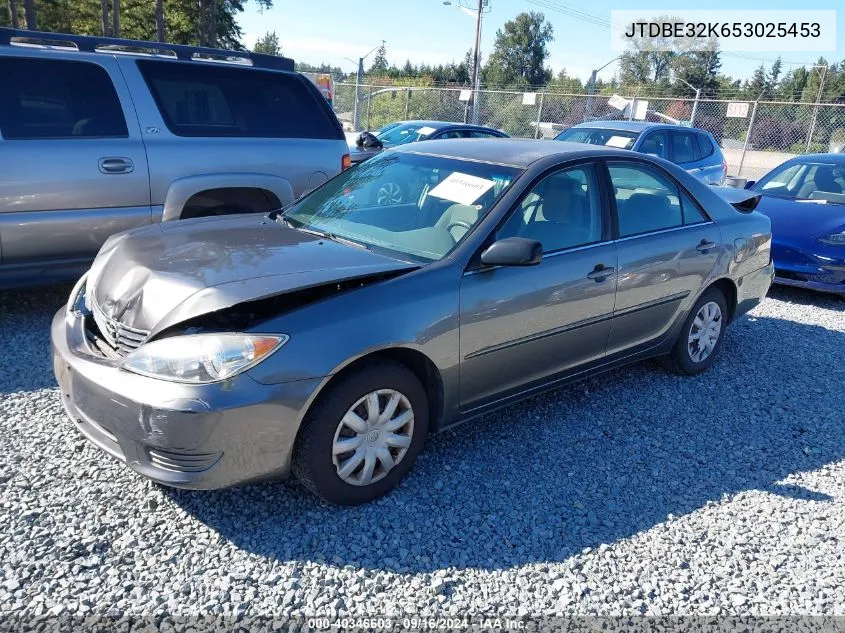 2005 Toyota Camry Std VIN: JTDBE32K653025453 Lot: 40346603