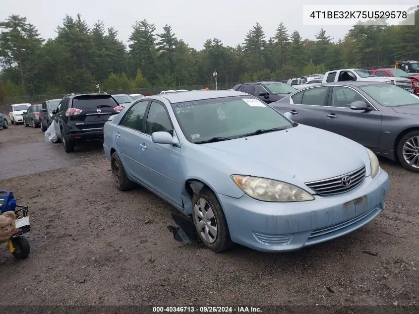 2005 Toyota Camry Le VIN: 4T1BE32K75U529578 Lot: 40346713