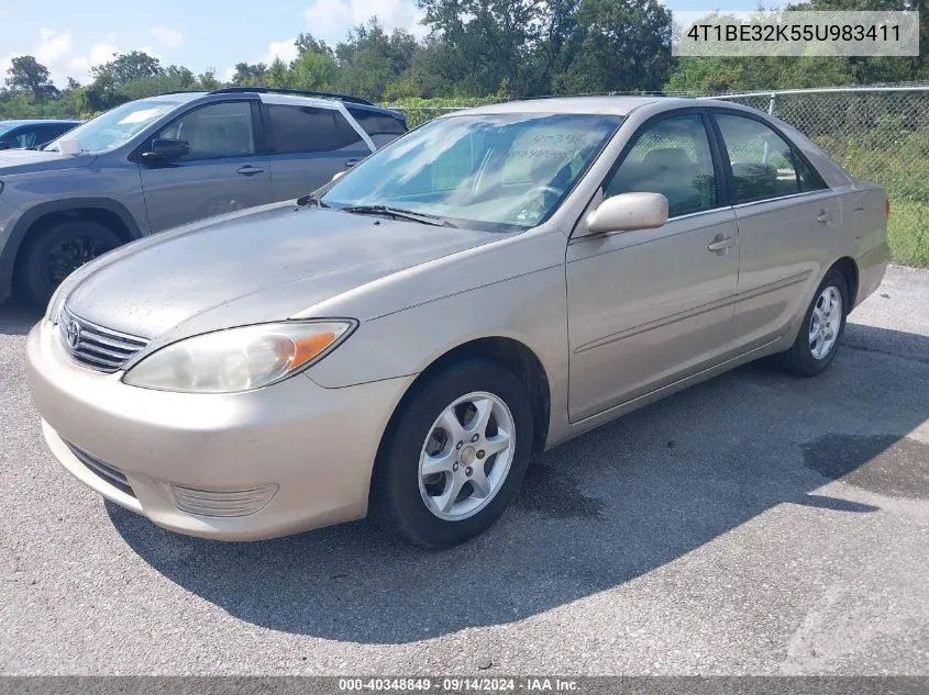 4T1BE32K55U983411 2005 Toyota Camry Le/Xle/Se