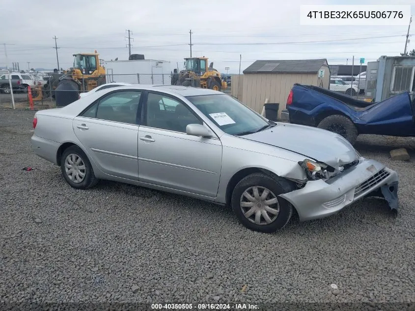 2005 Toyota Camry Le/Xle/Se VIN: 4T1BE32K65U506776 Lot: 40350505