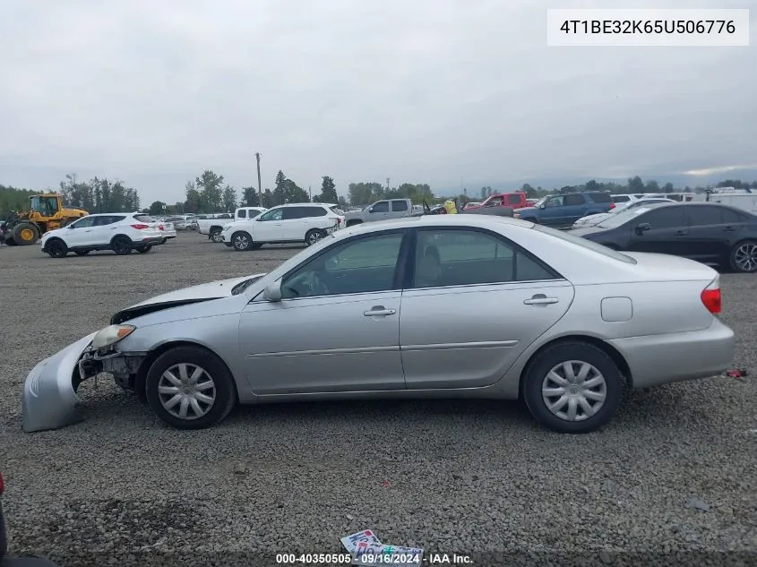 2005 Toyota Camry Le/Xle/Se VIN: 4T1BE32K65U506776 Lot: 40350505