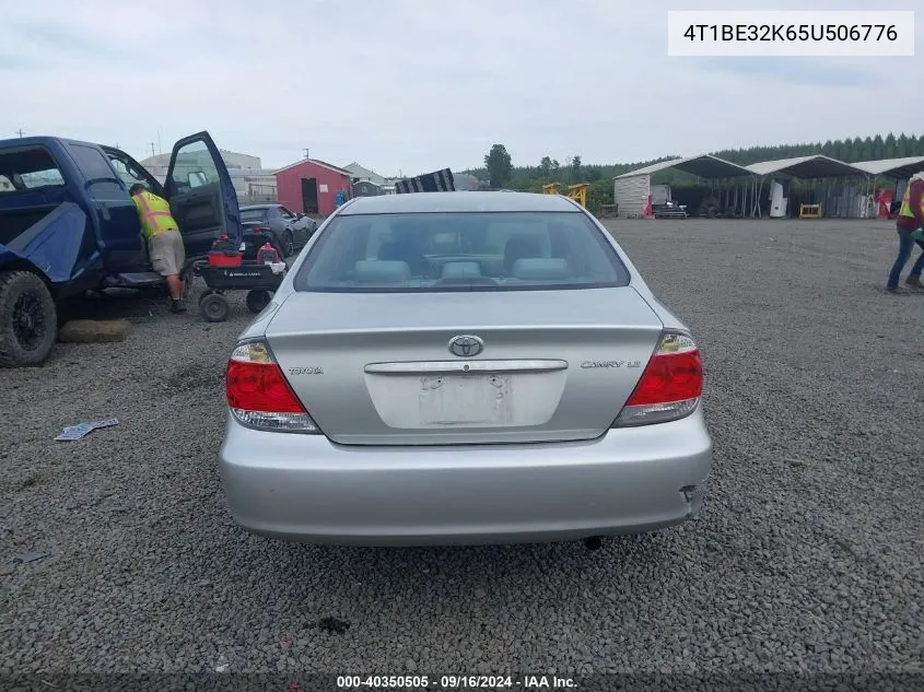 2005 Toyota Camry Le/Xle/Se VIN: 4T1BE32K65U506776 Lot: 40350505