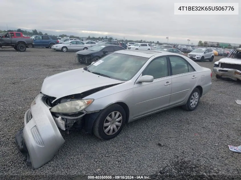 2005 Toyota Camry Le/Xle/Se VIN: 4T1BE32K65U506776 Lot: 40350505