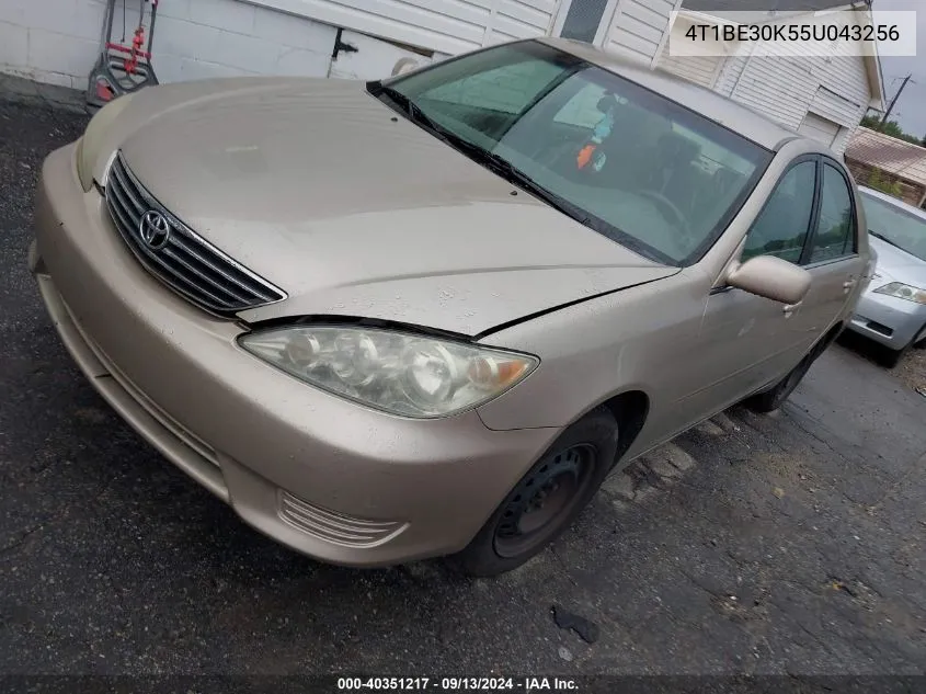 2005 Toyota Camry Le VIN: 4T1BE30K55U043256 Lot: 40351217