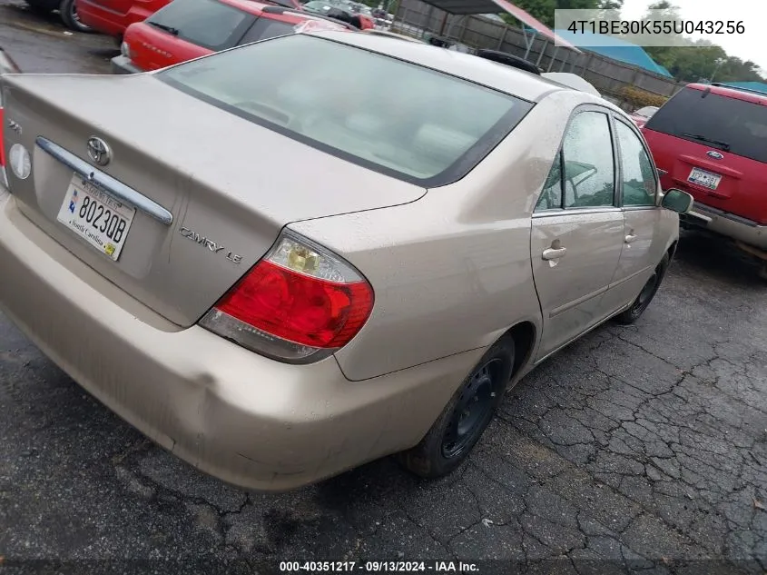 4T1BE30K55U043256 2005 Toyota Camry Le