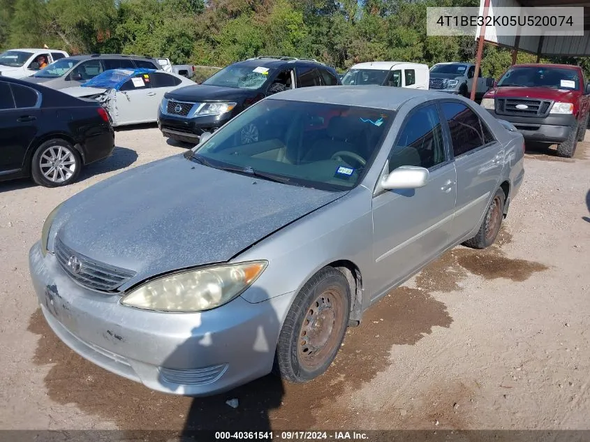 2005 Toyota Camry Le VIN: 4T1BE32K05U520074 Lot: 40361541