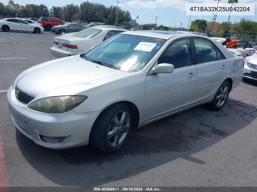 2005 Toyota Camry Se V6 VIN: 4T1BA32K25U042204 Lot: 40368611